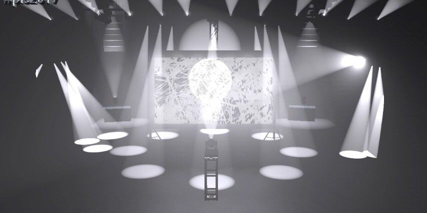 3rd Place Future Talents Project 2017: Light show "Temple Walls"