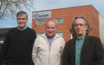 Aaltair Directive Board and founding members Antonio M. Ruiz, Cesar Gonzalez and Miguel Gimenez