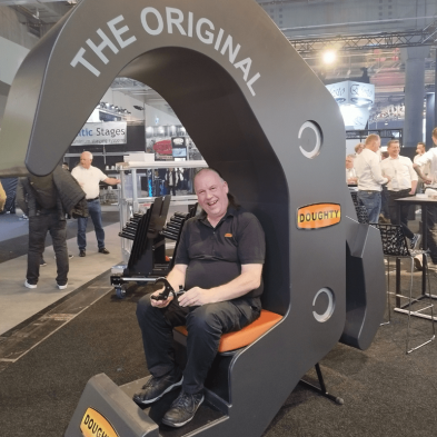 Bequem sitzen in Doughty’s G-Klemme