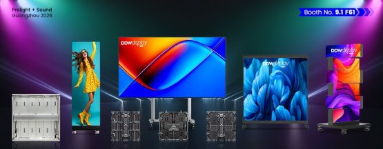 DDW Display showcases LED screens and modules for Prolight + Sound Guangzhou