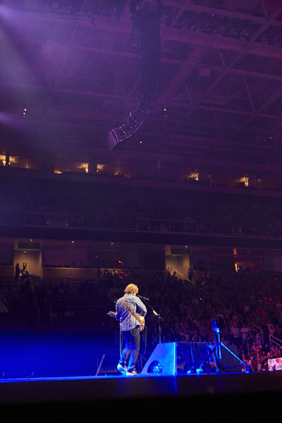 Ed Sheeran Bühne mit Meyer Sound