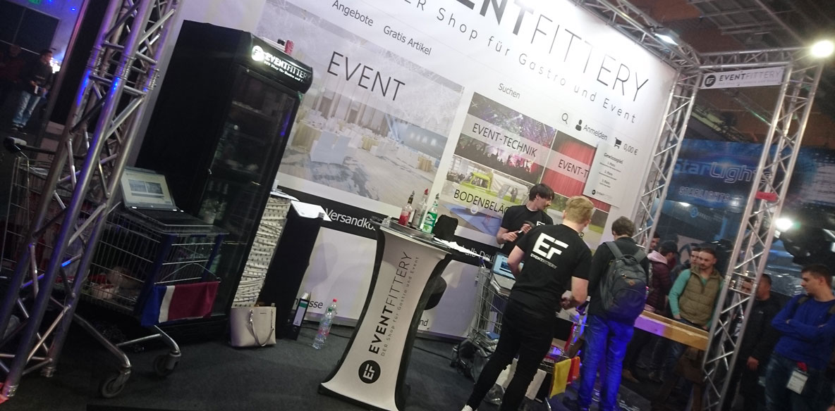 Eventfittery booth at Prolight + Sound