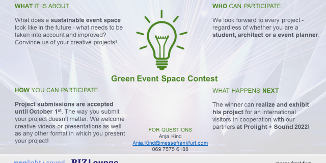 green-event-showcase-contest Green Event Space Contest