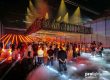Light show with an audience, fog and trusses at Prolight + Sound Guangzhou