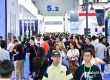 A well-attended exhibition hall with stands and trade visitors at Prolight + Sound Guangzhou.