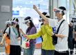 Visitors try out VR headsets at Prolight + Sound Guangzhou
